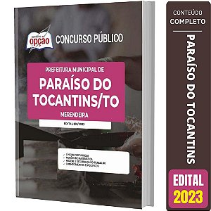 Apostila Concurso Paraíso do Tocantins - Merendeira