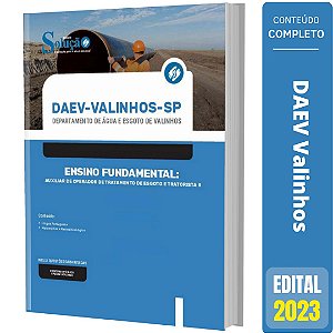 Apostila DAEV Valinhos SP 2023 - Ensino Fundamental