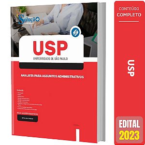 Apostila USP - Analista para Assuntos Administrativos