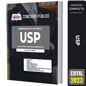 Apostila USP 2023 - Analista para Assuntos Administrativos