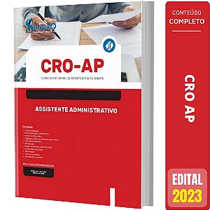 Apostila CRO AP 2023 - Assistente Administrativo