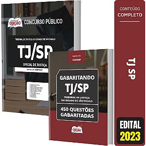 Kit Apostila TJ SP - Oficial de Justiça + Caderno de Testes