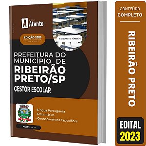 Apostila Ribeirão Preto SP - Gestor Escolar