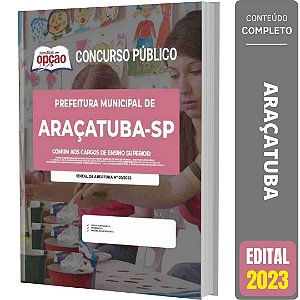 Apostila Araçatuba SP - Cargos de Ensino Superior