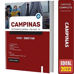 Apostila Prefeitura de Campinas SP - Vice-Diretor