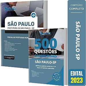 Kit Apostila São Paulo - Fiscal Posturas Municipais + Testes