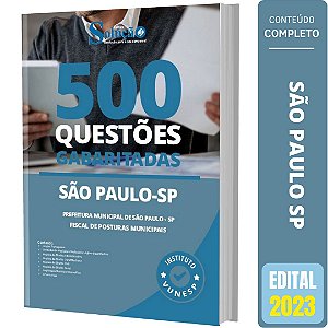 Caderno de Questões Fiscal de Posturas São Paulo SP
