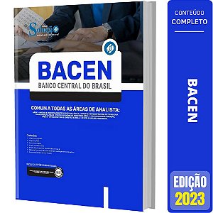 Apostila Concurso Analista Bacen 2023 - Banco Central Do Brasil