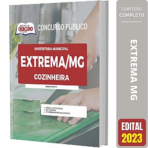 Apostila Concurso Extrema MG 2023 - Cozinheira