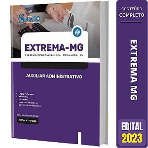 Apostila Prefeitura Extrema MG 2023 - Auxiliar Administrativo