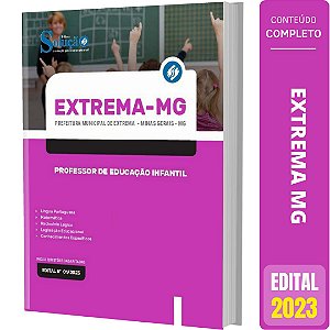 Apostila Prefeitura Extrema MG 2023 - Professor Educação Infantil
