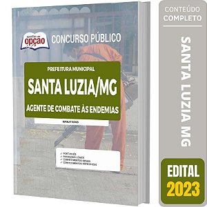 Apostila Santa Luzia MG 2023 Agente de Combate às Endemias