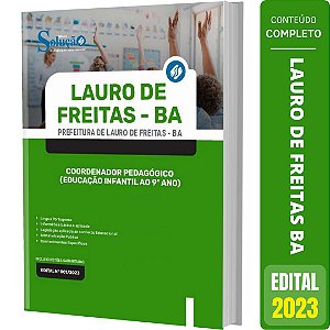 Apostila Lauro de Freitas BA 2023 - Coordenador Pedagógico