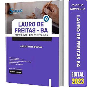 Apostila Concurso Lauro de Freitas BA 2023 - Assistente Social