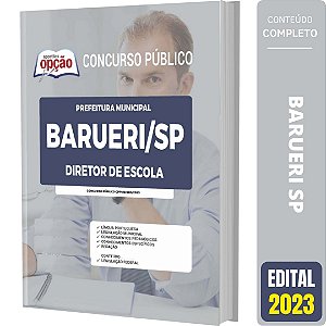 Apostila Prefeitura Barueri SP 2023 - Diretor de Escola