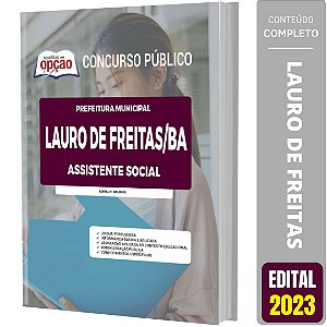 Apostila Prefeitura de Lauro de Freitas BA 2023 - Assistente Social