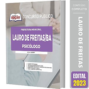 Apostila Prefeitura de Lauro de Freitas BA 2023 - Psicólogo
