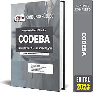 Apostila CODEBA 2023 - Técnico Portuário - Apoio Administrativo