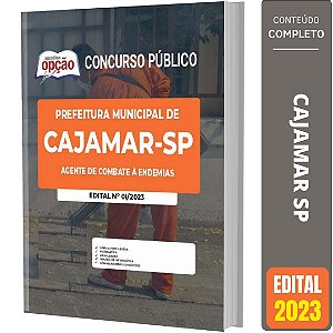 Apostila Cajamar SP 2023 - Agente de Combate à Endemias