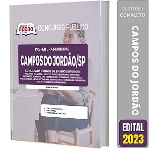 Apostila Campos do Jordão SP 2023 - Cargos de Ensino Superior