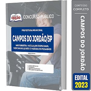Apostila Prefeitura de Campos do Jordão SP 2023 - Motoristas