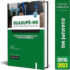 Apostila Guaxupé MG - Auxiliar de Manutenção Civil