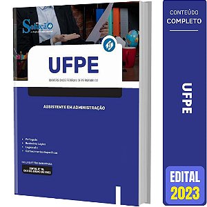Apostila Concurso UFPE - Assistente em Administração