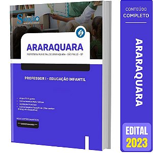 Apostila Prefeitura Araraquara SP 2023 - Professor I - Educação Infantil
