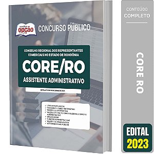 Apostila CORE RO 2023 - Assistente Administrativo