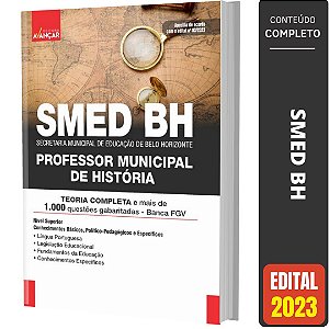 Apostila Concurso Smed Bh 2023 - Professor Municipal De História