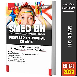 Apostila Concurso Smed Bh 2023 - Professor Municipal De Arte