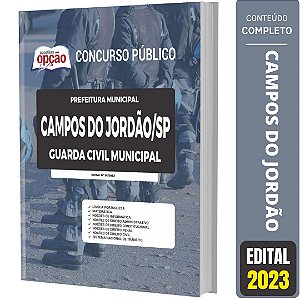 Apostila Campos do Jordão SP 2023 - Guarda Civil Municipal