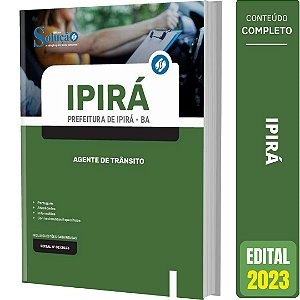 Apostila Prefeitura de Ipirá BA 2023 - Agente de Trânsito