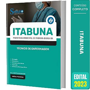 Apostila Concurso Itabuna BA 2023 - Técnico de Enfermagem