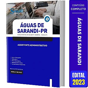Apostila Concurso Águas de Sarandi 2023 Assistente Administrativo