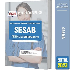 Apostila SESAB BA 2023 - Técnico em Enfermagem