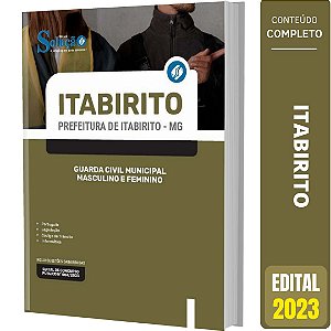 Apostila Prefeitura de Itabirito MG 2023 - Guarda Civil Municipal