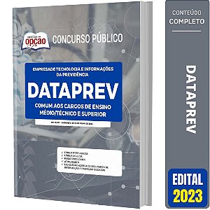 Apostila Dataprev 2023 - Cargos de Ensino Médio/Técnico e Superior