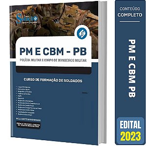 Apostila Concurso PM PB e CBM PB 2023 - Soldados