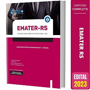 Apostila EMATER RS 2023 - Assistente Técnico Administrativo I - Pessoal