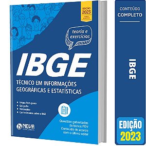 Apostila IBGE Efetivo 2023 - Técnico em Informações Geográficas e Estatísticas