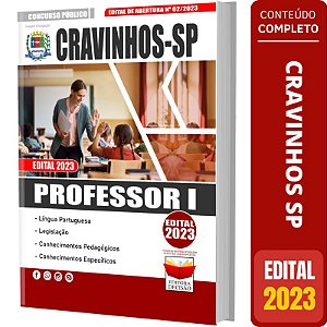 Apostila Prefeitura Cravinho SP 2023 - Professor 1