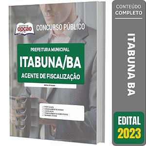 Apostila Itabuna Ba 2023 - Agente De Fiscalização