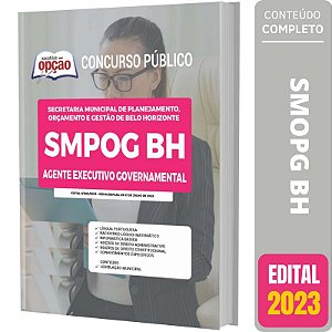 Apostila SMPOG BH 2023 - Agente Executivo Governamental
