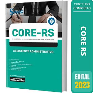 Apostila CORE RS 2023 - Assistente Administrativo