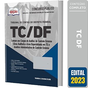 Apostila TCDF 2023 - Cargos de Auditor e Analista Administrativo de Controle Externo
