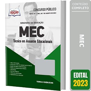 Apostila MEC 2023 - Técnico em Assuntos Educacionais