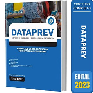 Apostila Dataprev 2023 - Comum Ensino Médio Técnico e Superior