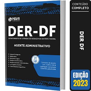 Apostila Concurso DER DF 2023 - Agente Administrativo