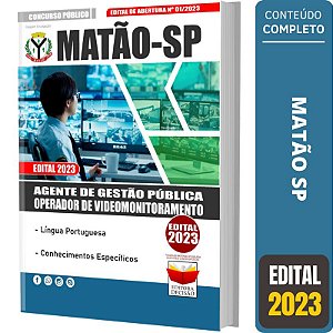 Apostila Prefeitura Matão Sp Operador De Videomonitoramento